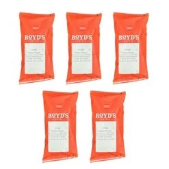 Boyd's Butter Pecan Ground Coffee, 5/2.5oz Pre-Portioned Packets - 12.5oz Total - Nutty Buttery Flavor