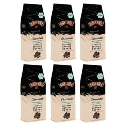 Baileys Bailey'sChocolate Irish Cream, Flavored Ground Coffee, 6 Bags, 10oz Each -Coffee Supplies Store 6 bags baileys chocolate