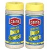 Cain's Onion Powder, 2 Bottles, 9 Oz Each