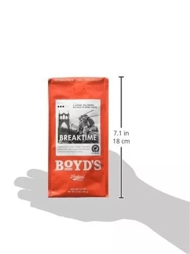 Boyd's Organic Red Wagon Coffee - Ground Dark Roast - 12-Oz 2 Bags 3 Boyd's Organic Red Wagon Coffee - Ground Dark Roast - 12-Oz 2 Bags - Image 3