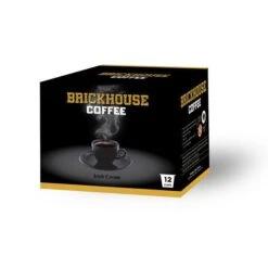 Coffee Supplies Store 21 Brickhouse Single Serve Coffee, Irish Cream, 12 Count