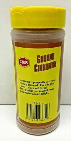 Cain's Ground Cinnamon (2 Bottle/8 Oz Each) -Coffee Supplies Store cains ground cinnamon 2 bottles1