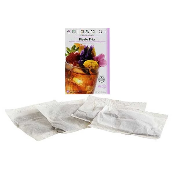 China Mist Naturally Flavored Fiesta Fria Iced Tea Bags, 4-Count Box, Each Bag Yields 1/2 Gallon 2 China Mist Naturally Flavored Fiesta Fria Iced Tea Bags, 4-Count Box, Each Bag Yields 1/2 Gallon - Image 2