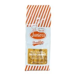 Junior's Most Fabulous Salted Caramel Ground Coffee, 4/12 Oz Bag -Coffee Supplies Store juniorssaltedcaramel1 1