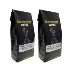 Kafe-Lua Liqueur Flavored Ground Coffee By Brickhouse, French Vanilla, 2 X 12oz Bags