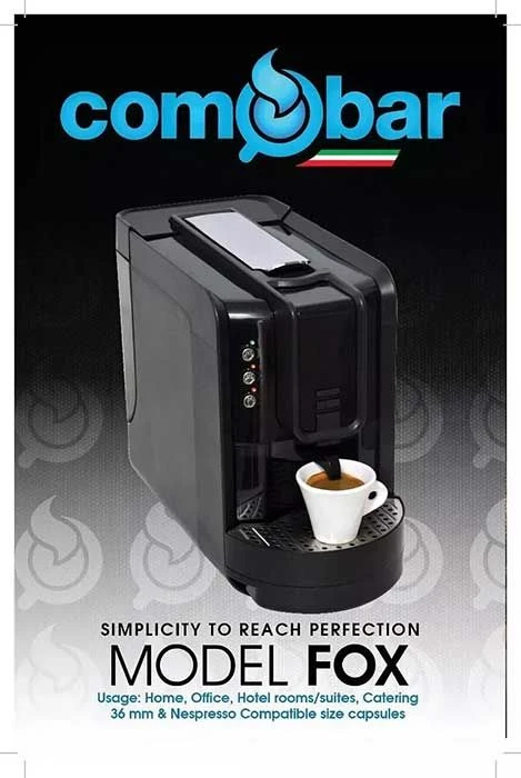 Comobar Fox Machine Bundle, With Espresso And Espresso Cups 1 Comobar Fox Machine Bundle, With Espresso And Espresso Cups