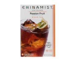 Coffee Supplies Store 7 China Mist Naturally Flavored Passion Fruit Iced Tea Bags, 4-Count Box, Each Bag Yields 1/2 Gallon